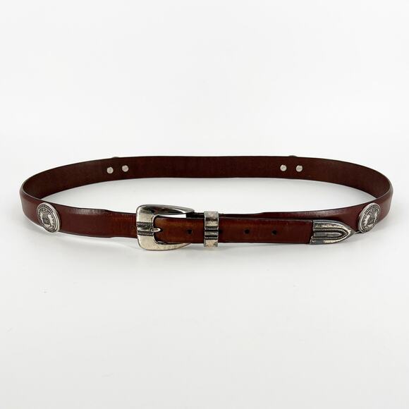 Enmon United States Air Force leather belt vintage - Picture 1 of 7